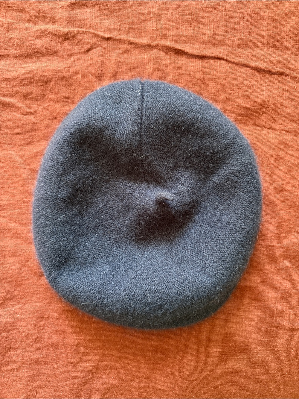 Quince Navy Wool Beret